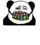 金馆长熊猫头戴口罩